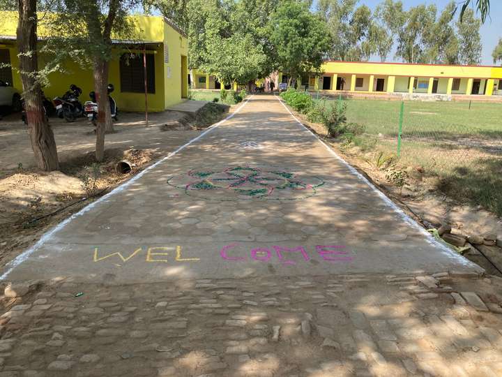 School decoration to welcome BSF